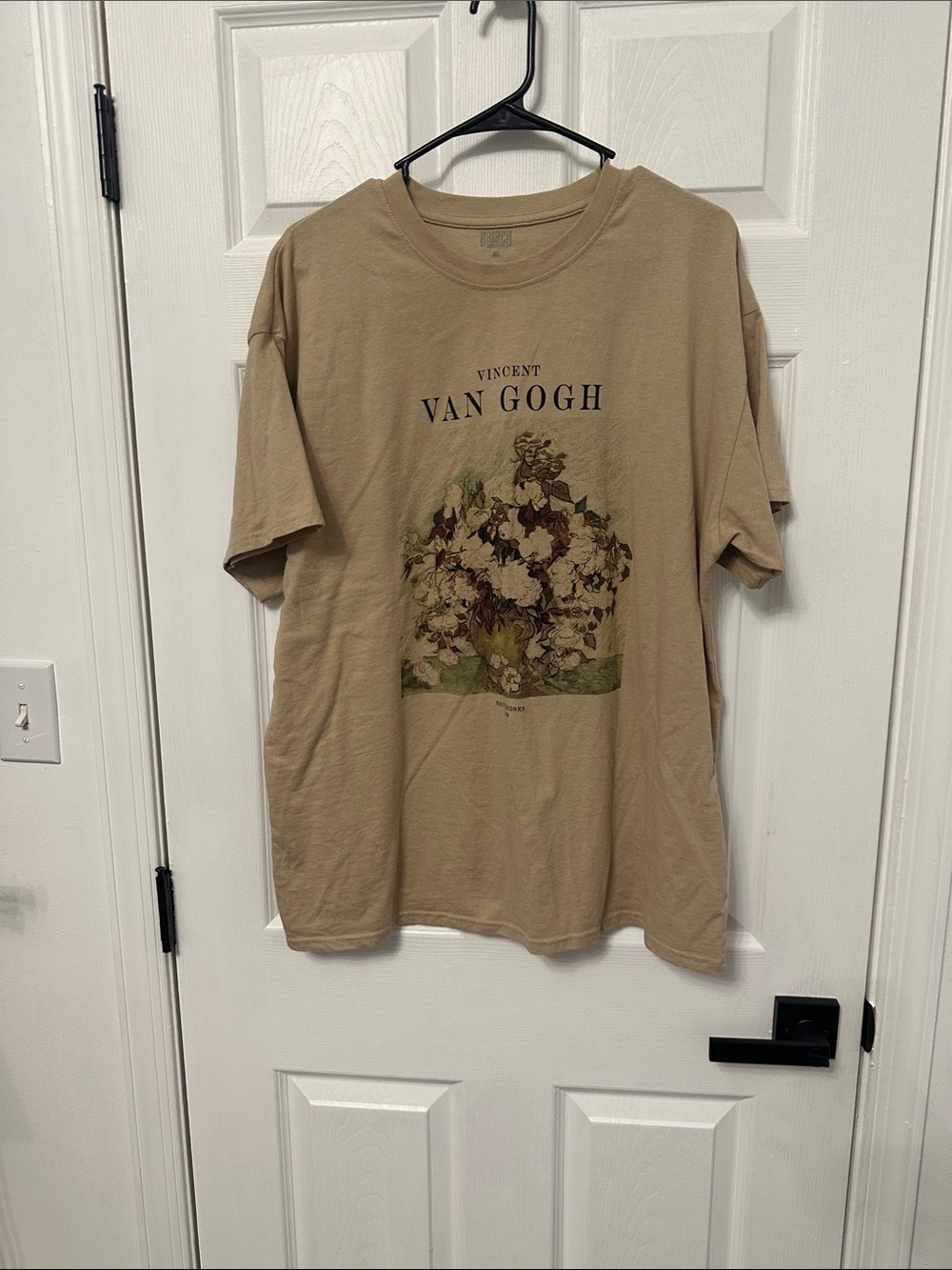 Van Gogh Floral Graphic Short-Sleeve Tee - Khaki